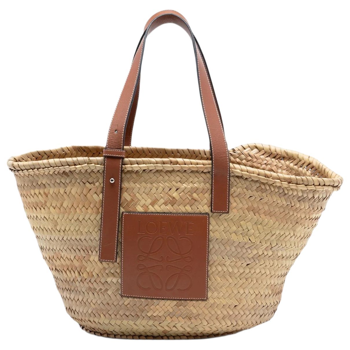 Anagram leather tote