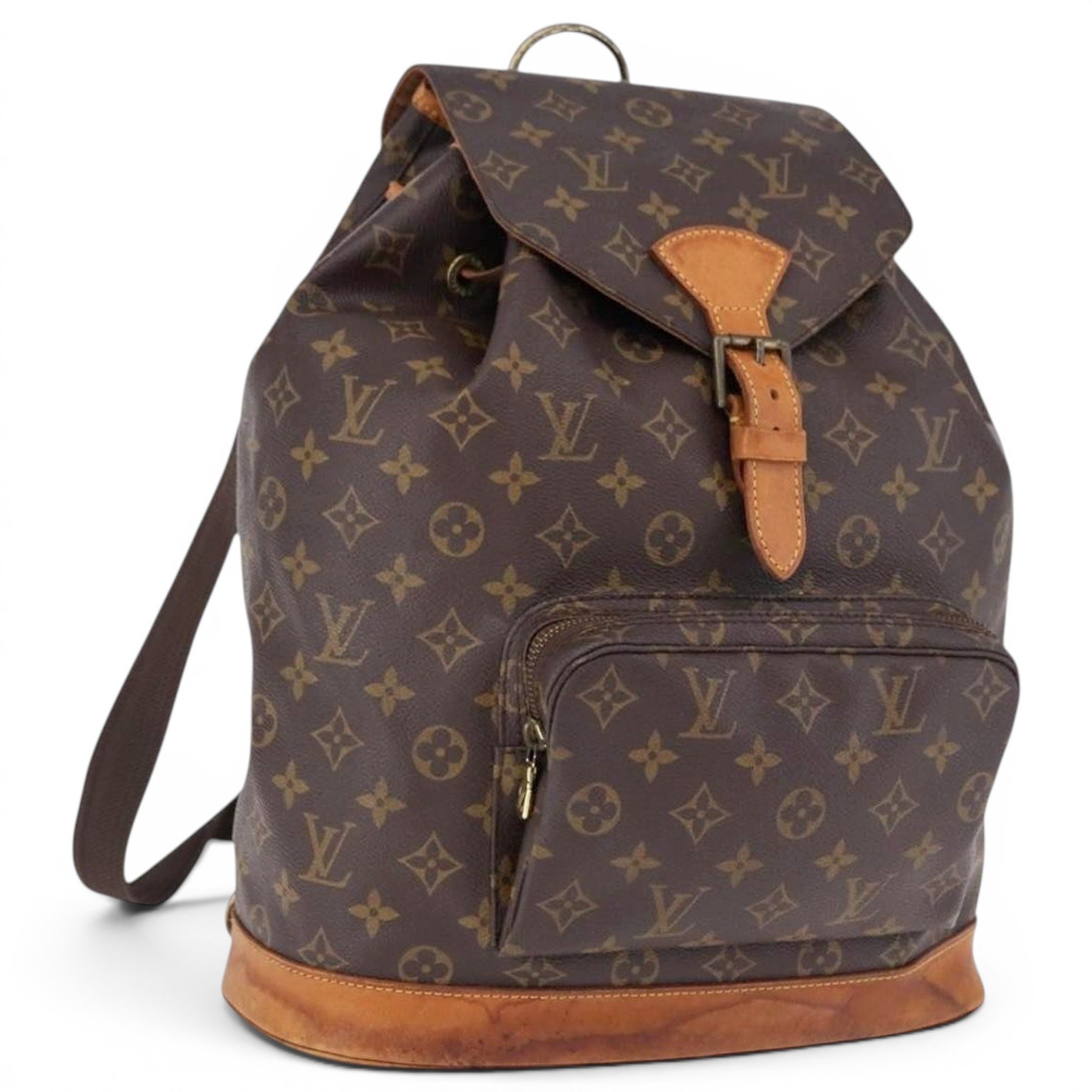 Montsouris leather backpack