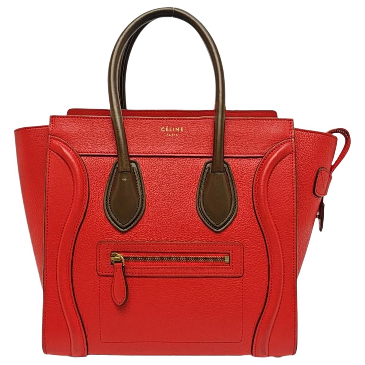 Luggage leather handbag