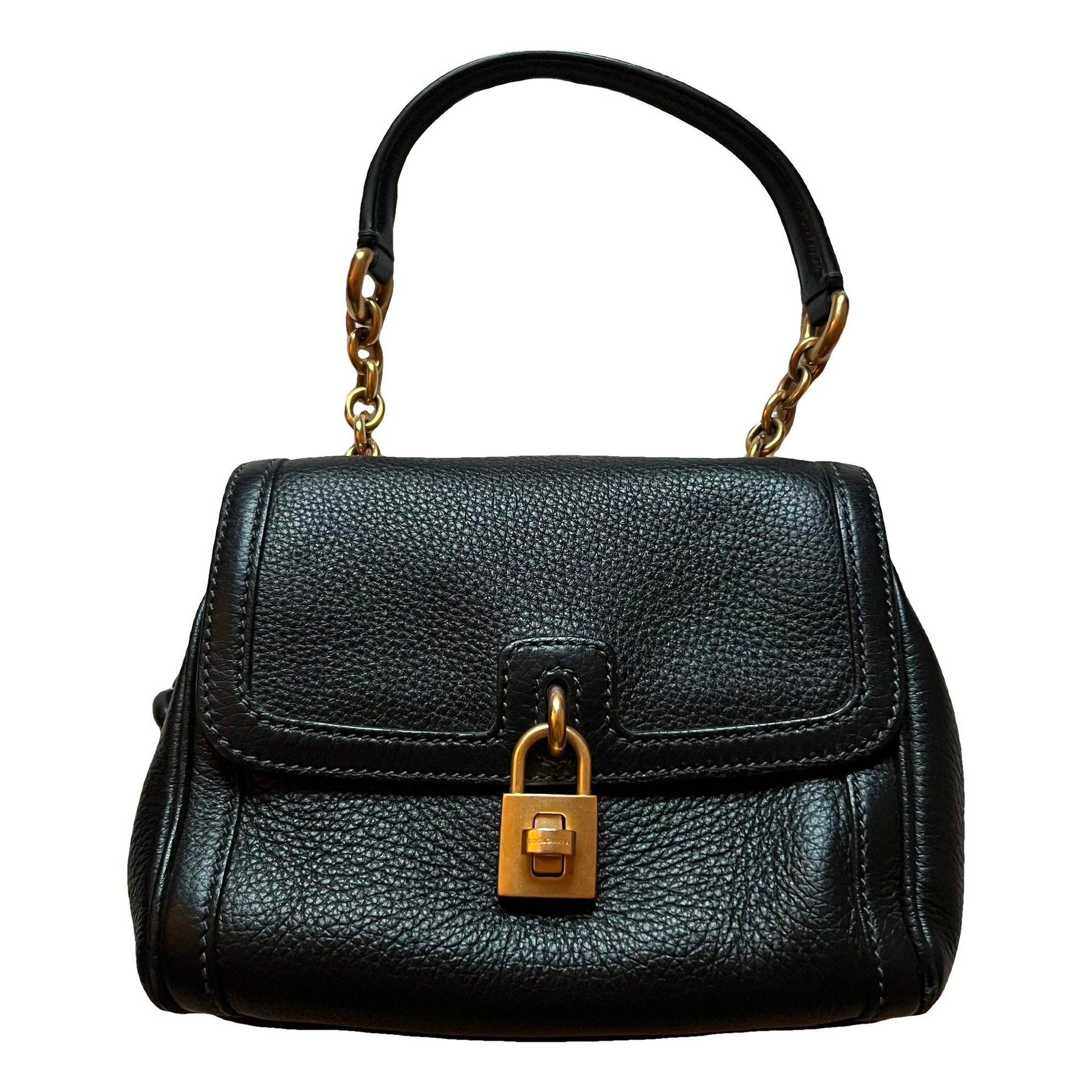 Dolce Box leather crossbody bag