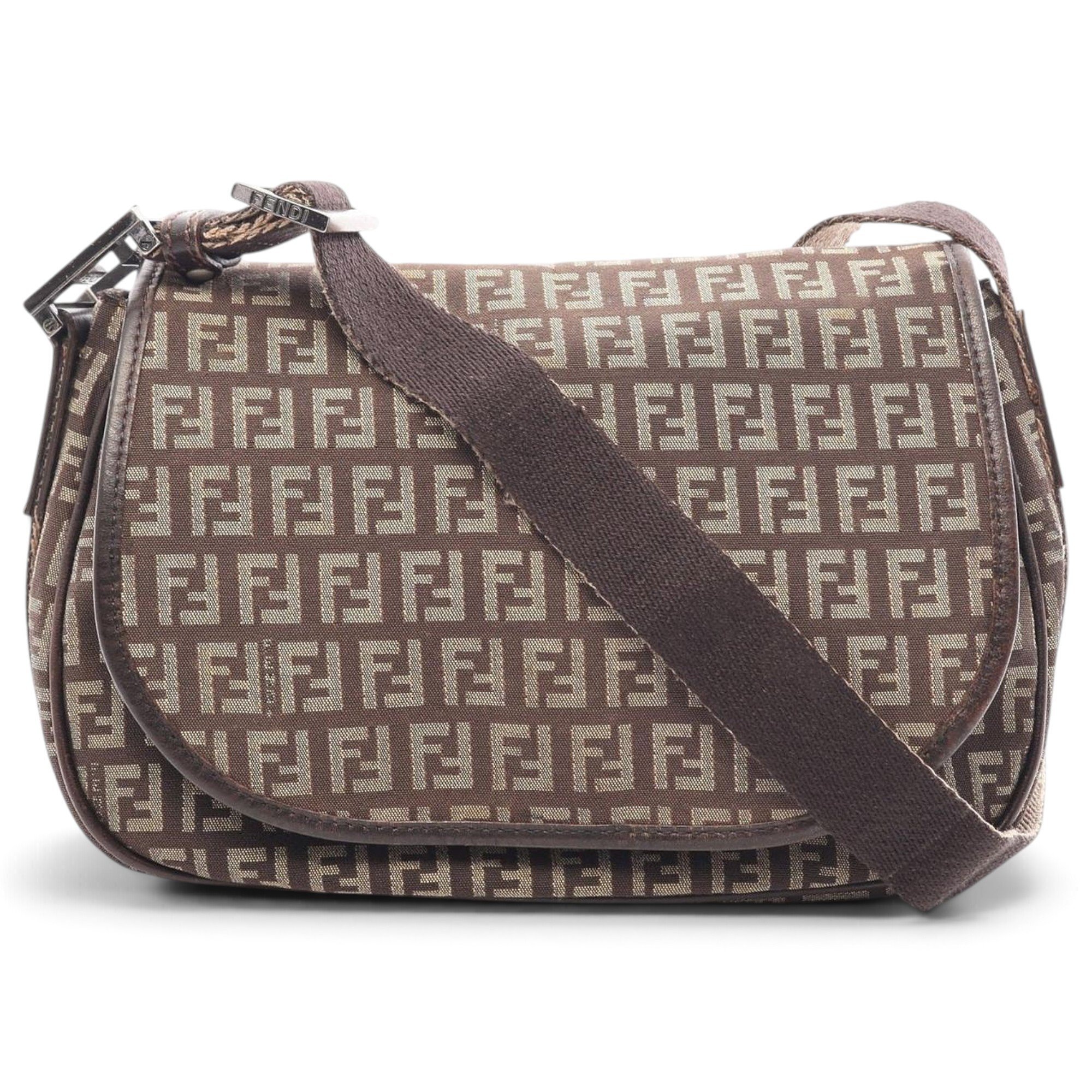 Pocket leather handbag