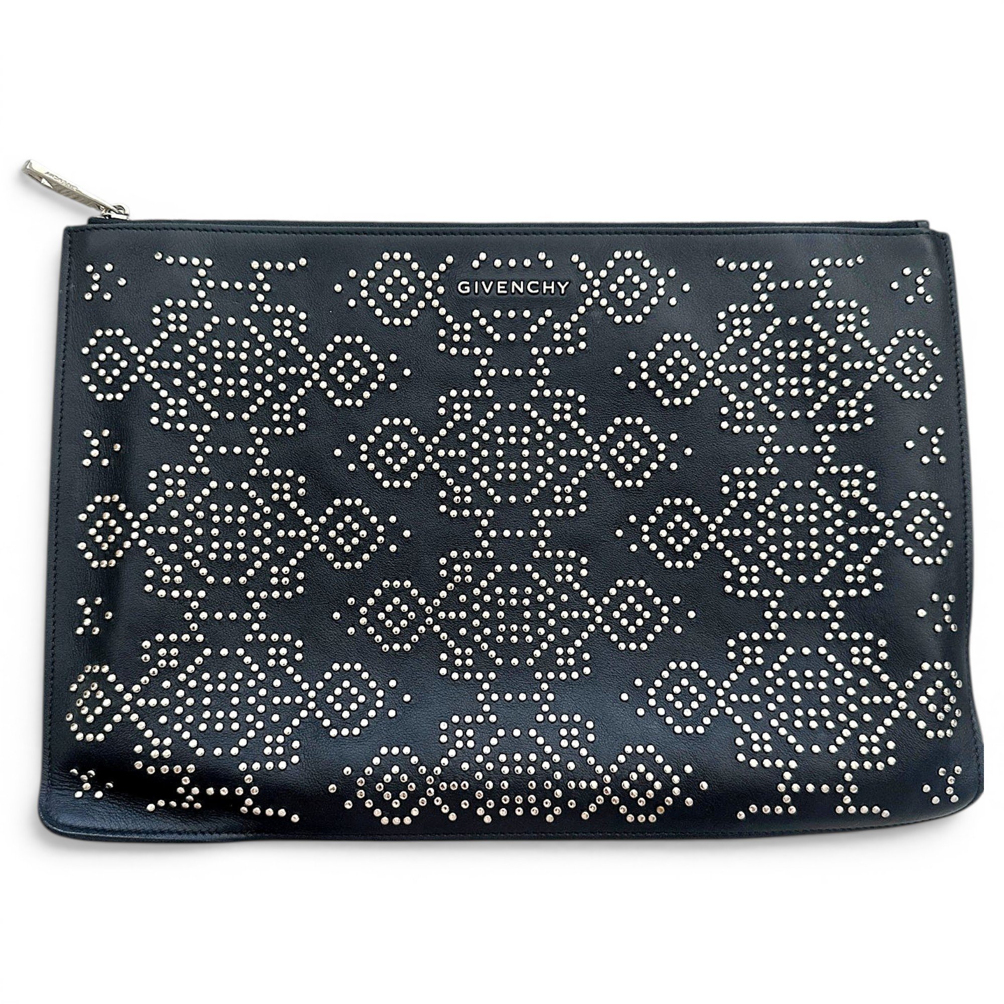Antigona leather clutch bag