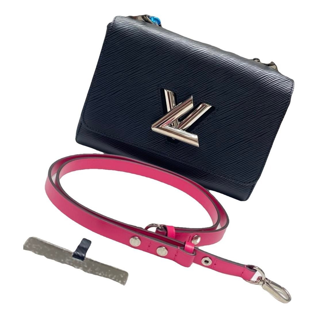 Twist leather handbag
