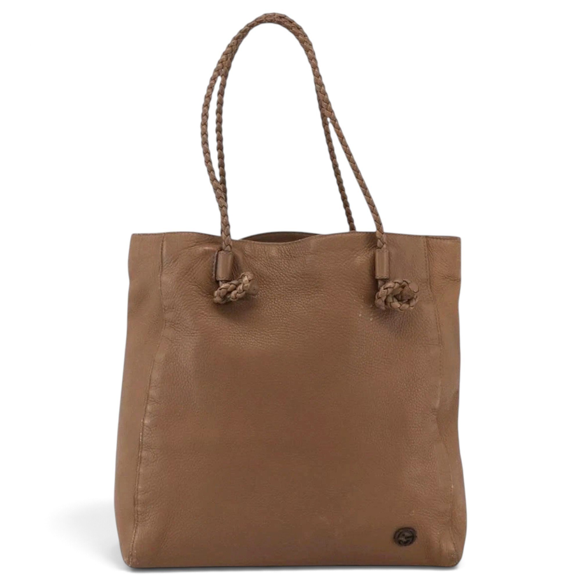Leather tote