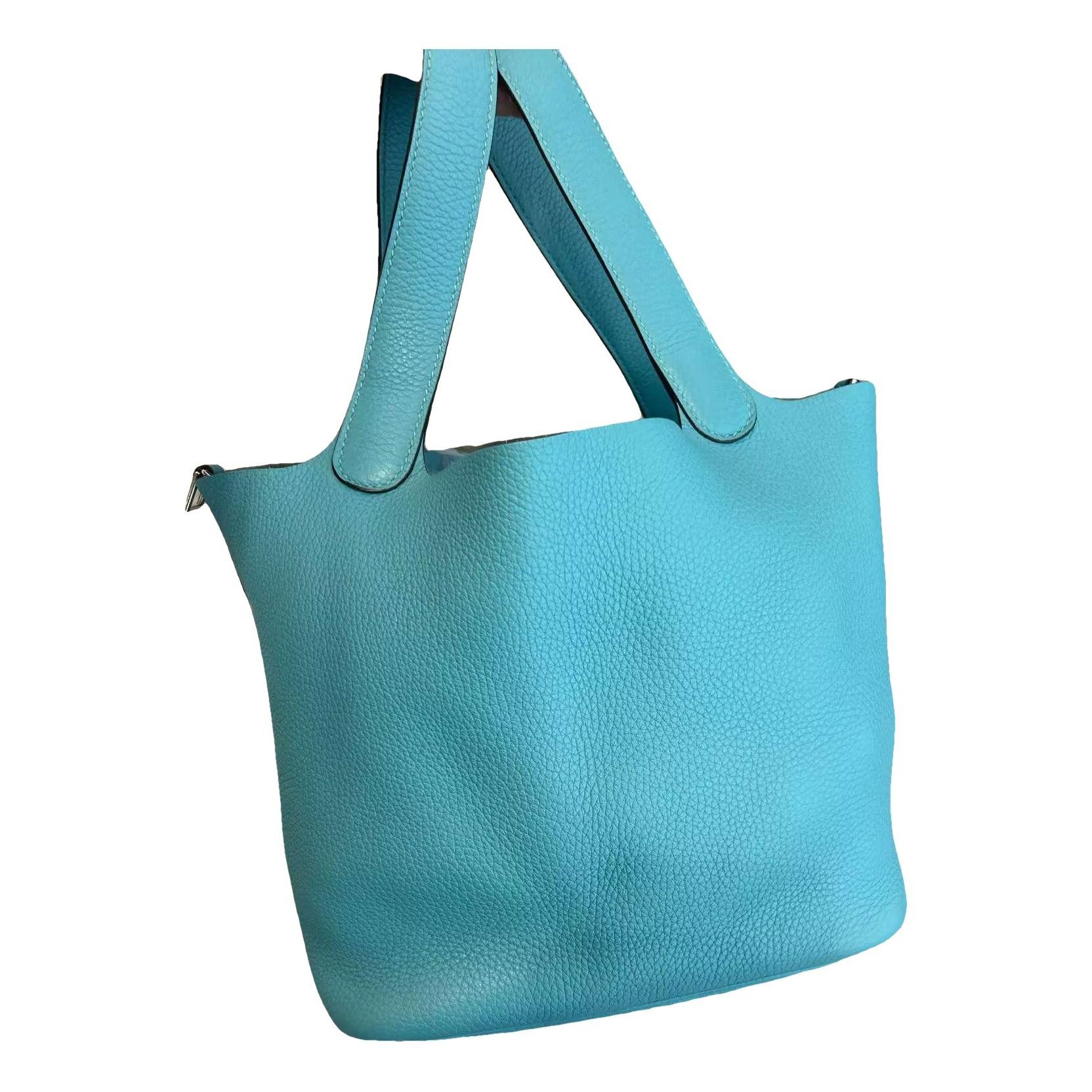 Picotin leather handbag