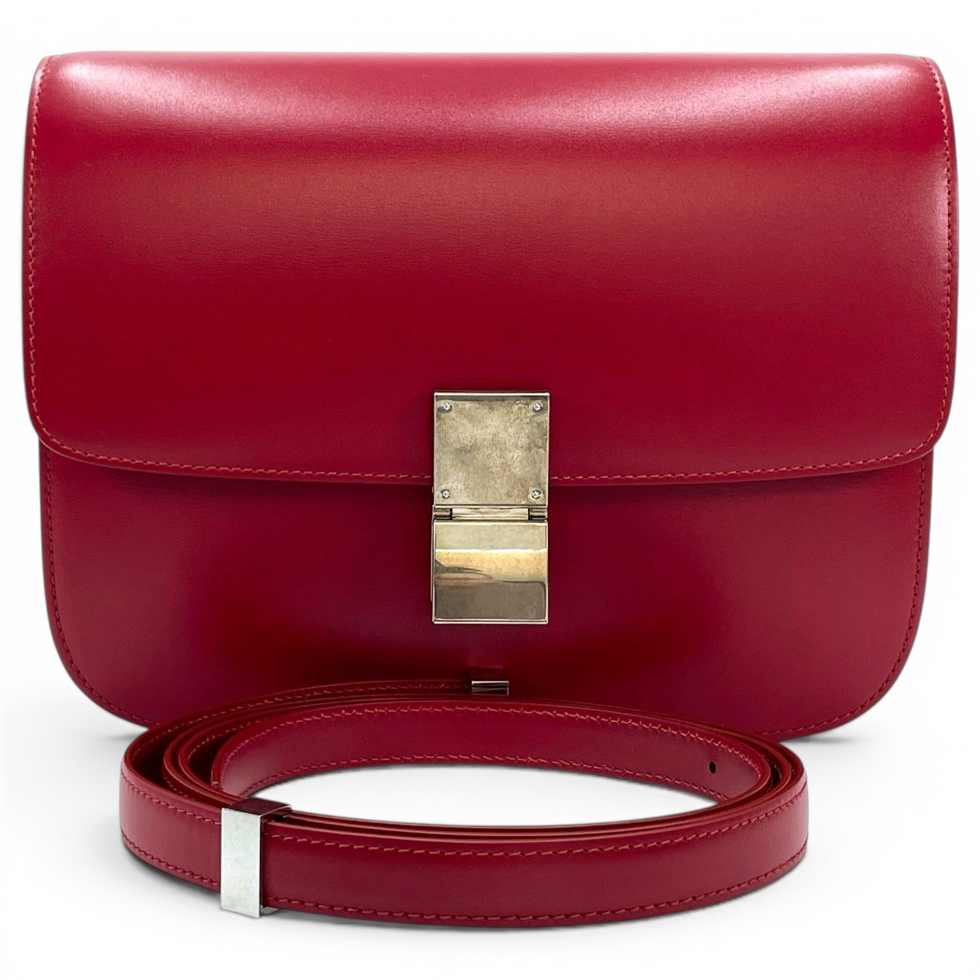 Classic leather crossbody bag