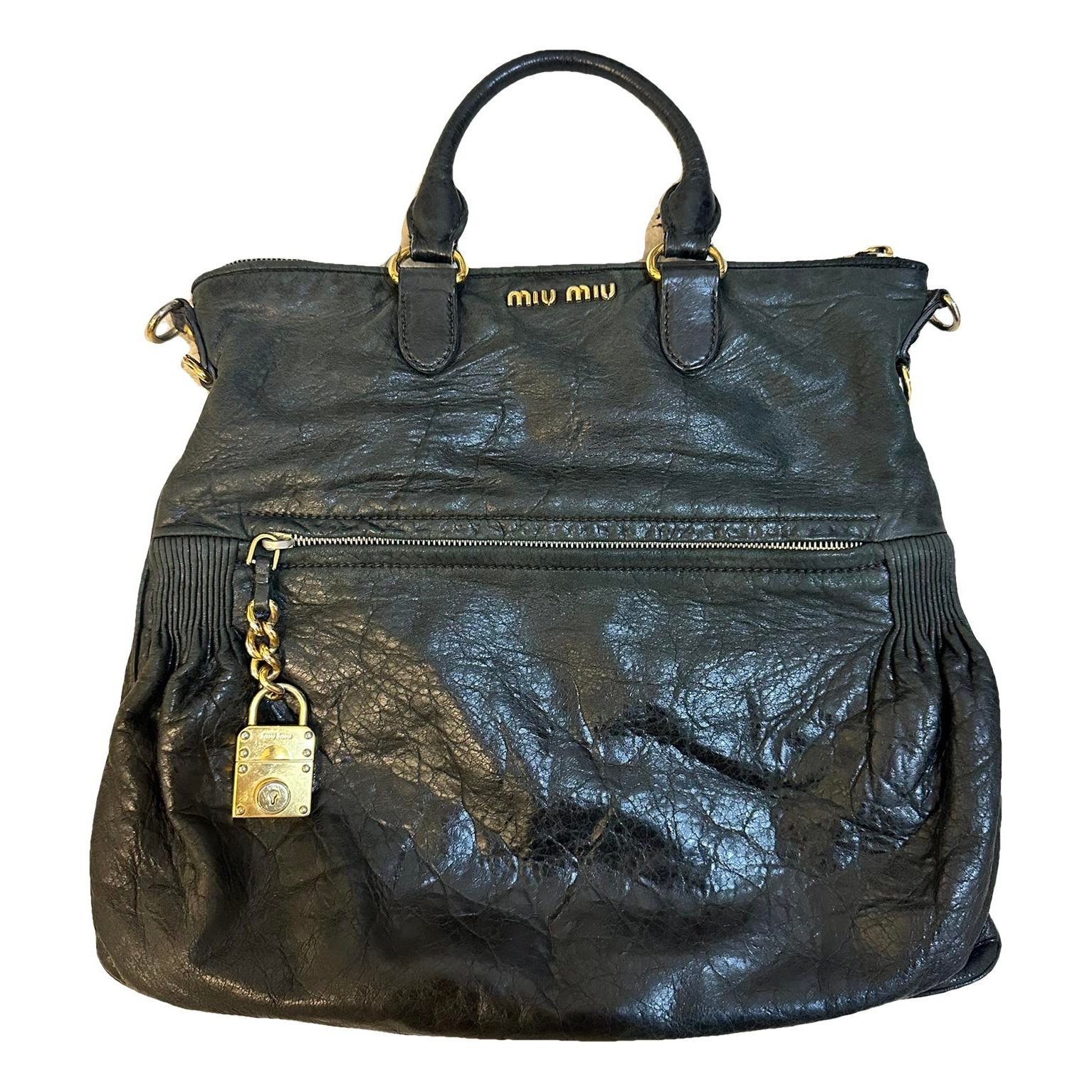 Vitello leather handbag