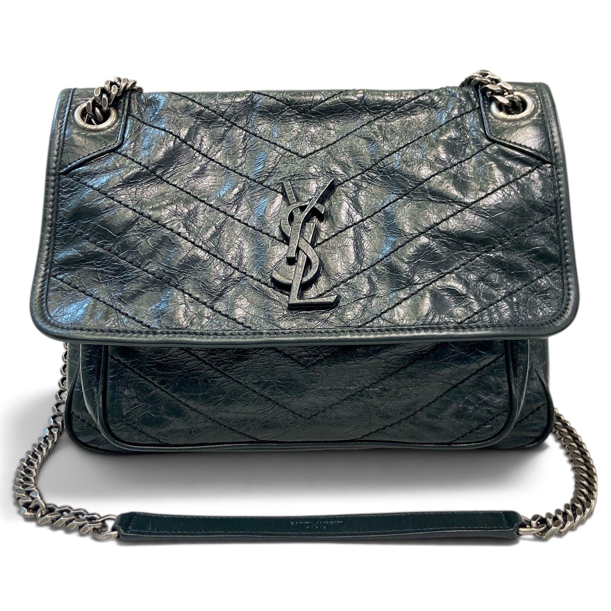 Niki leather crossbody bag