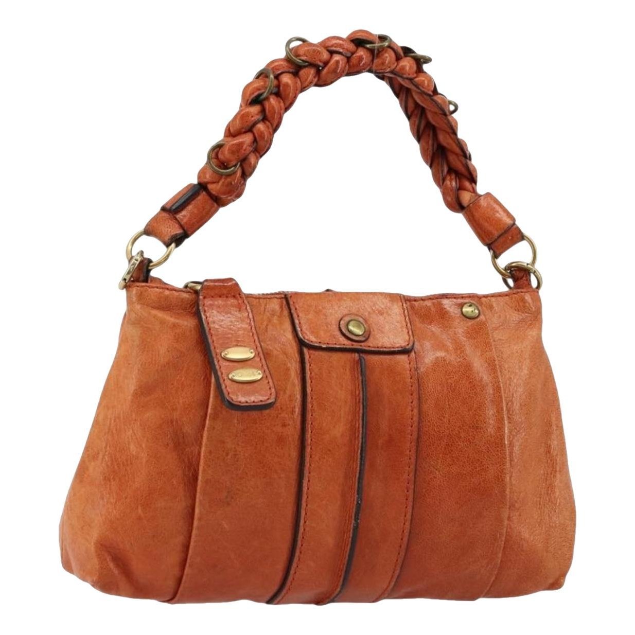 C leather handbag