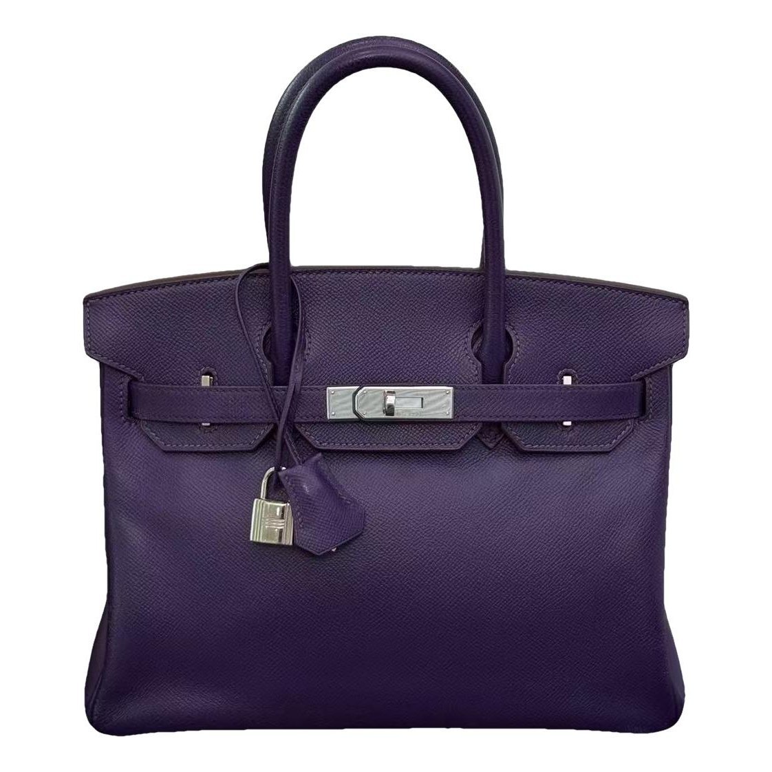 Birkin 30 leather handbag