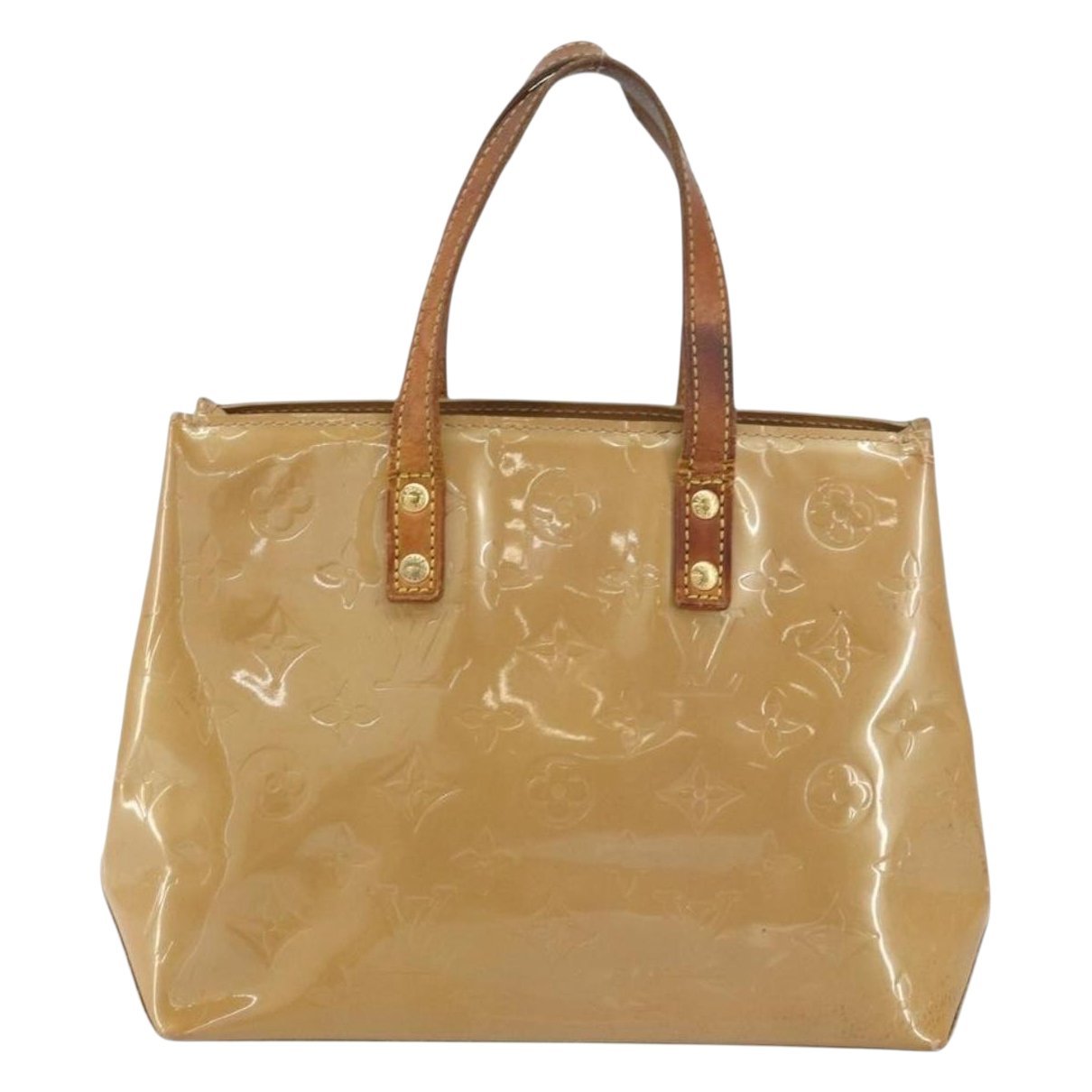 Reade patent leather handbag