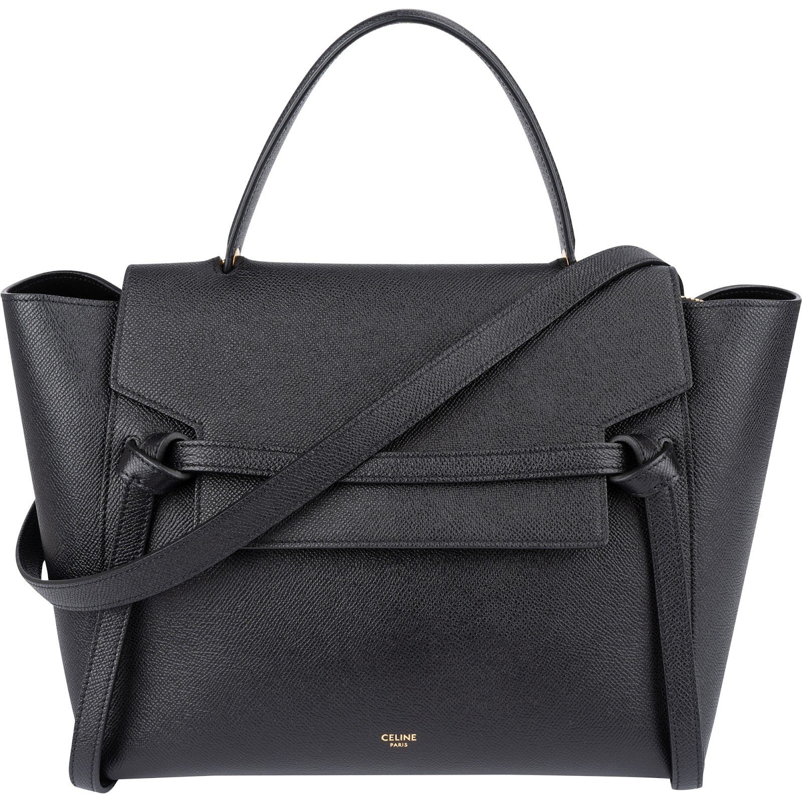Belt leather crossbody bag