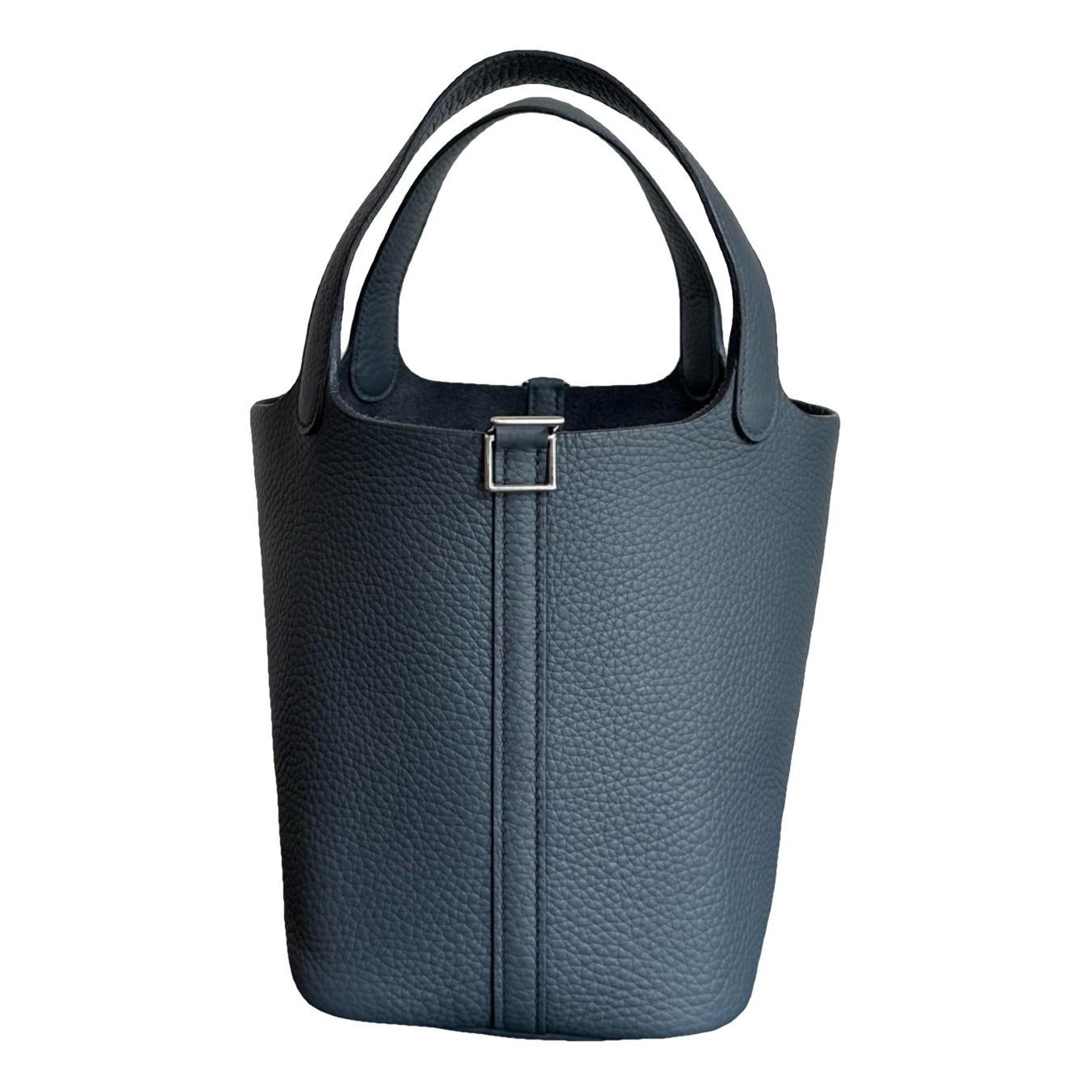 Picotin leather tote