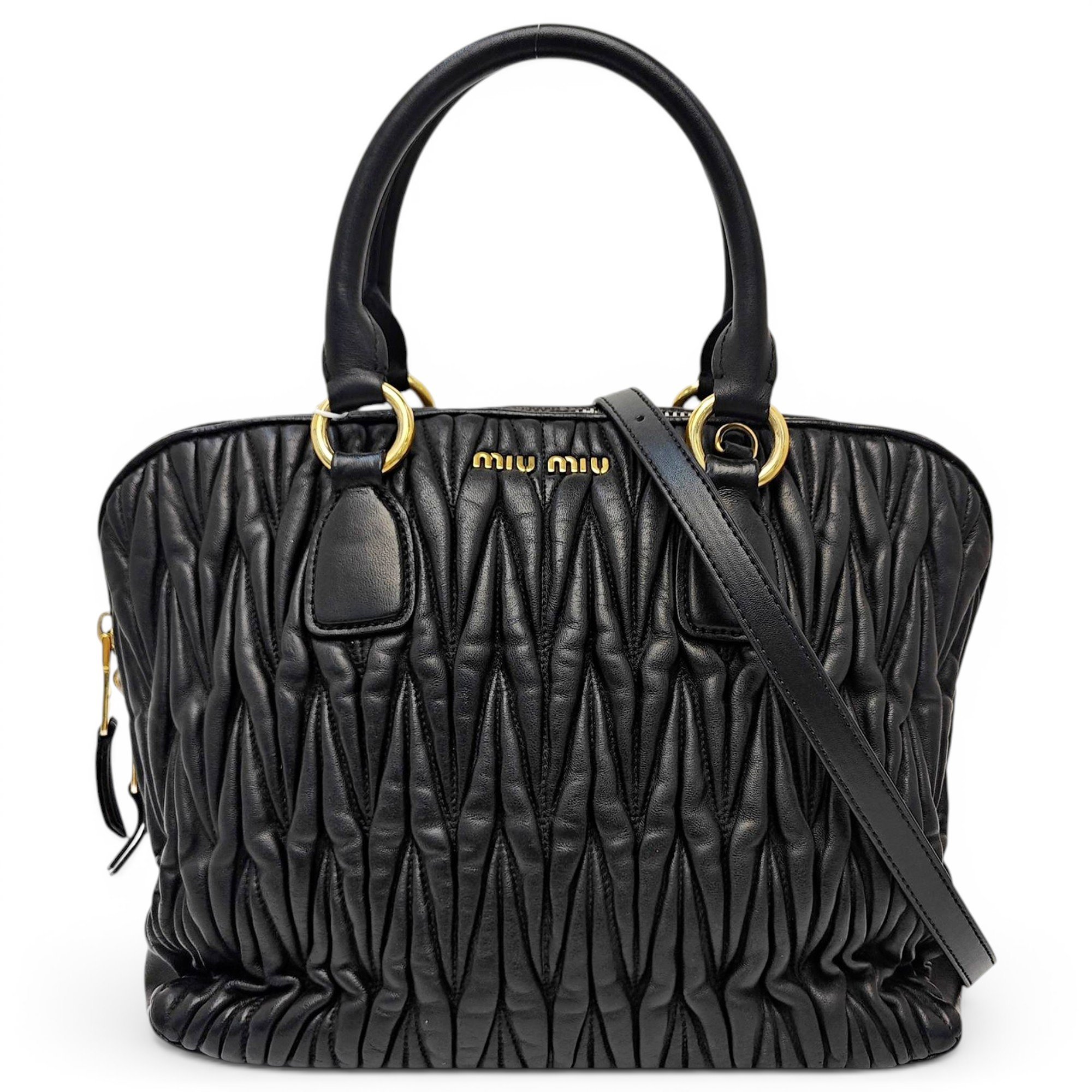 Leather handbag
