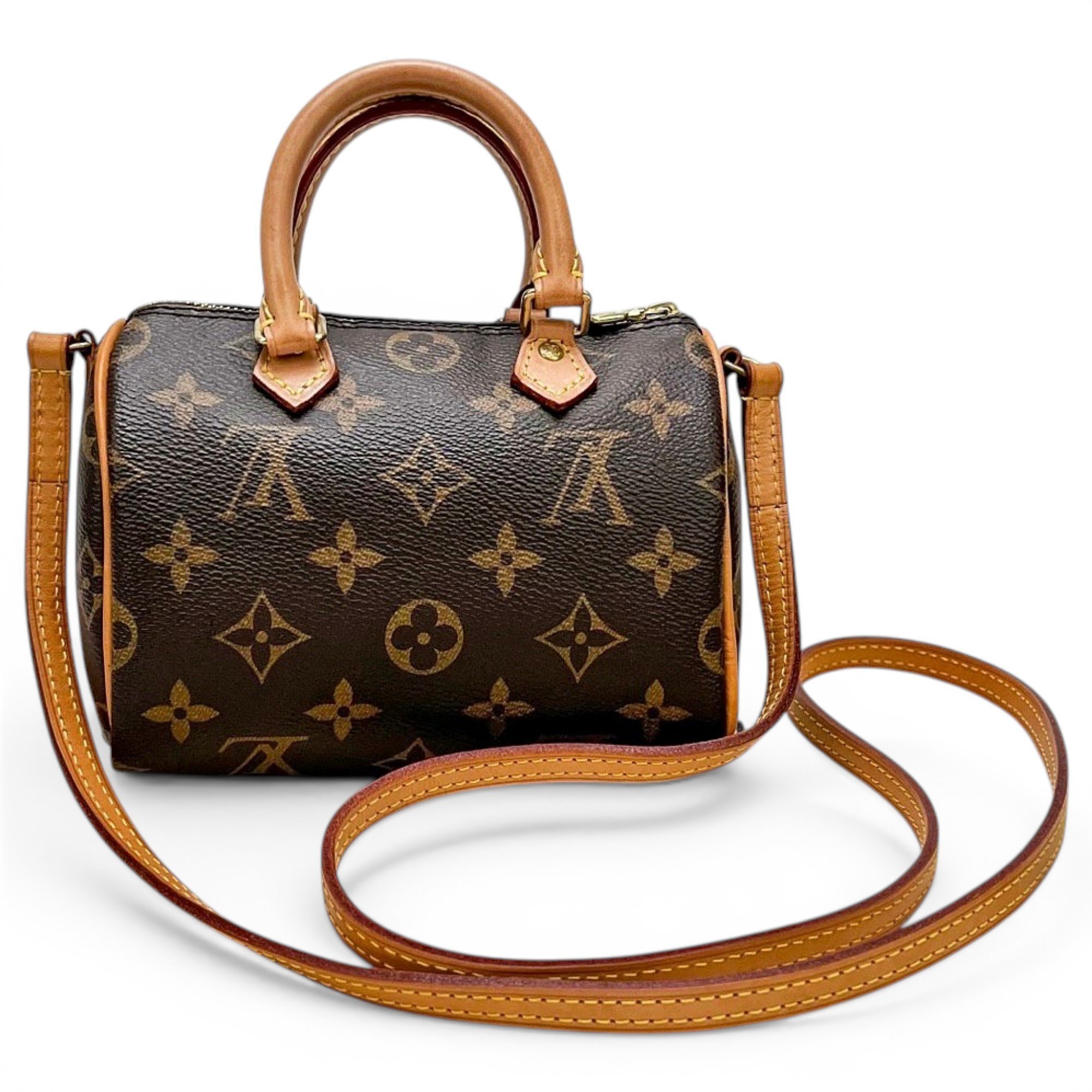 Nano Speedy / Mini HL leather handbag