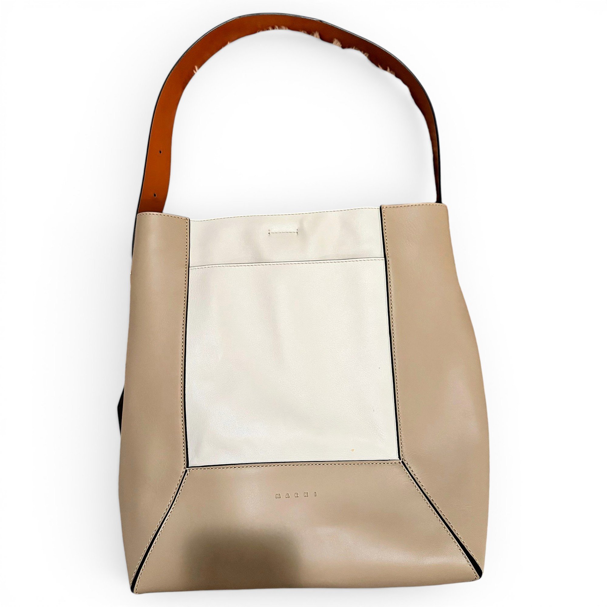 Leather tote