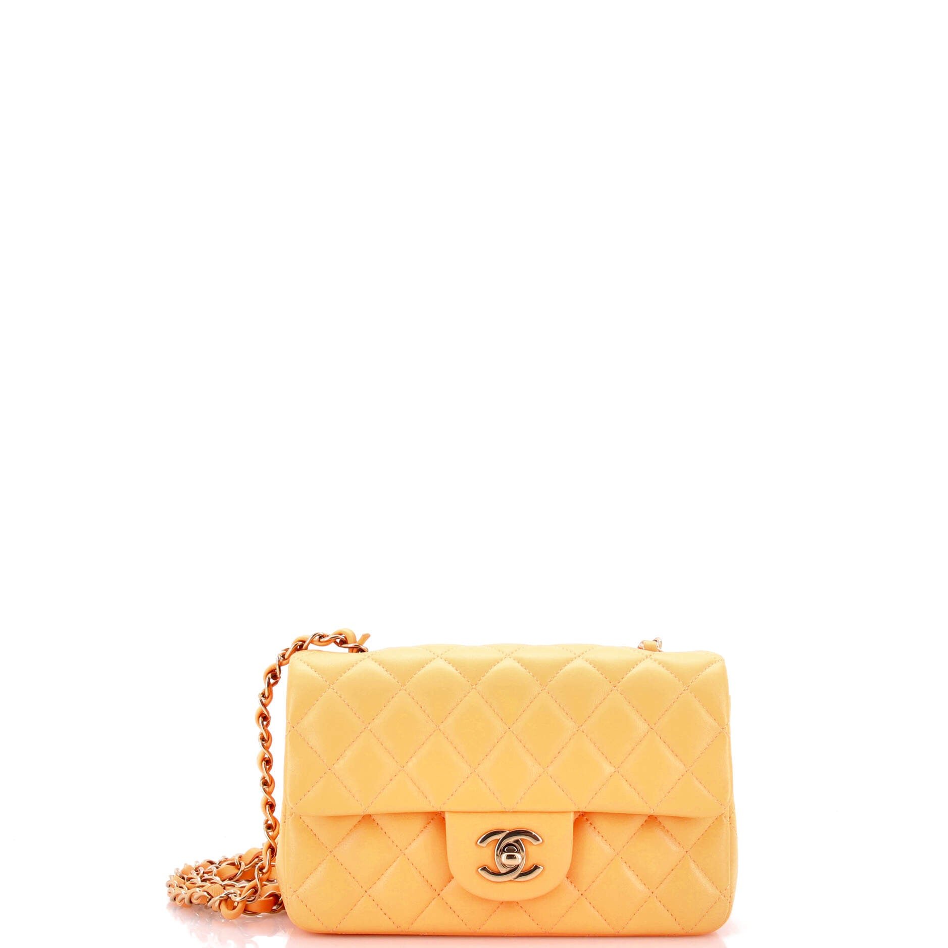 Classic Single Flap Bag Quilted Lambskin Mini