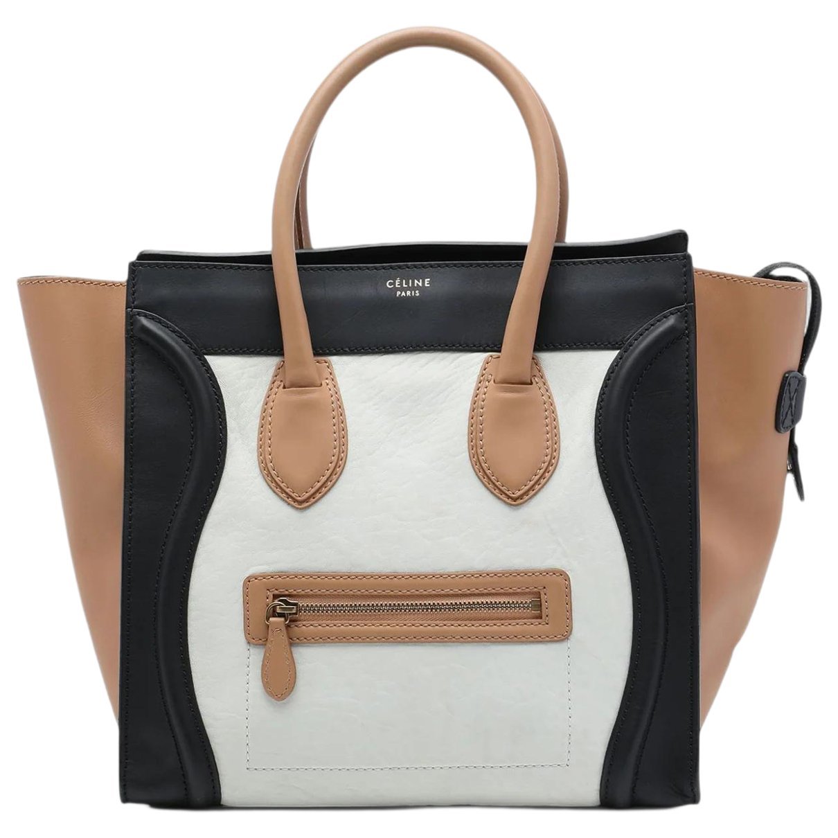 Luggage leather tote