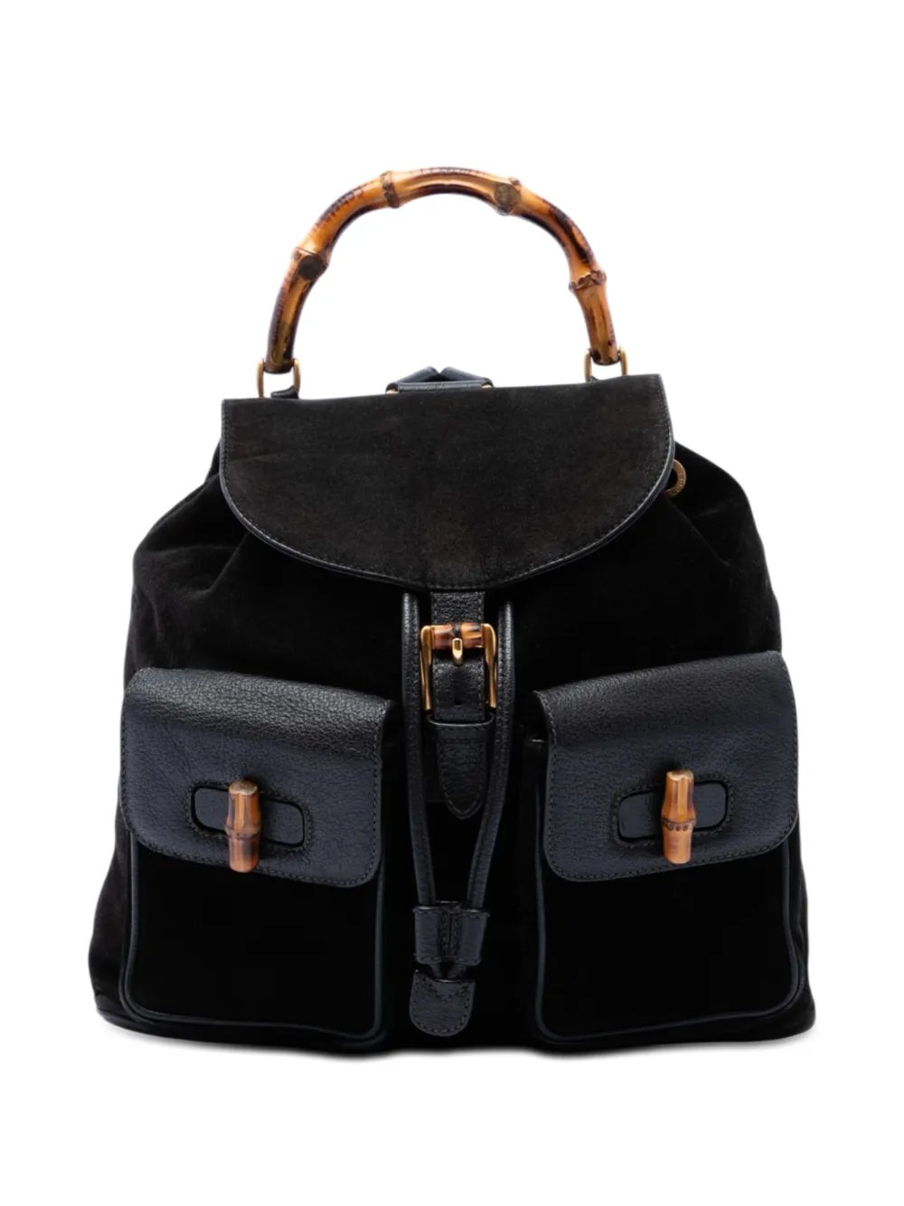 20th Century Suede Bamboo backpack