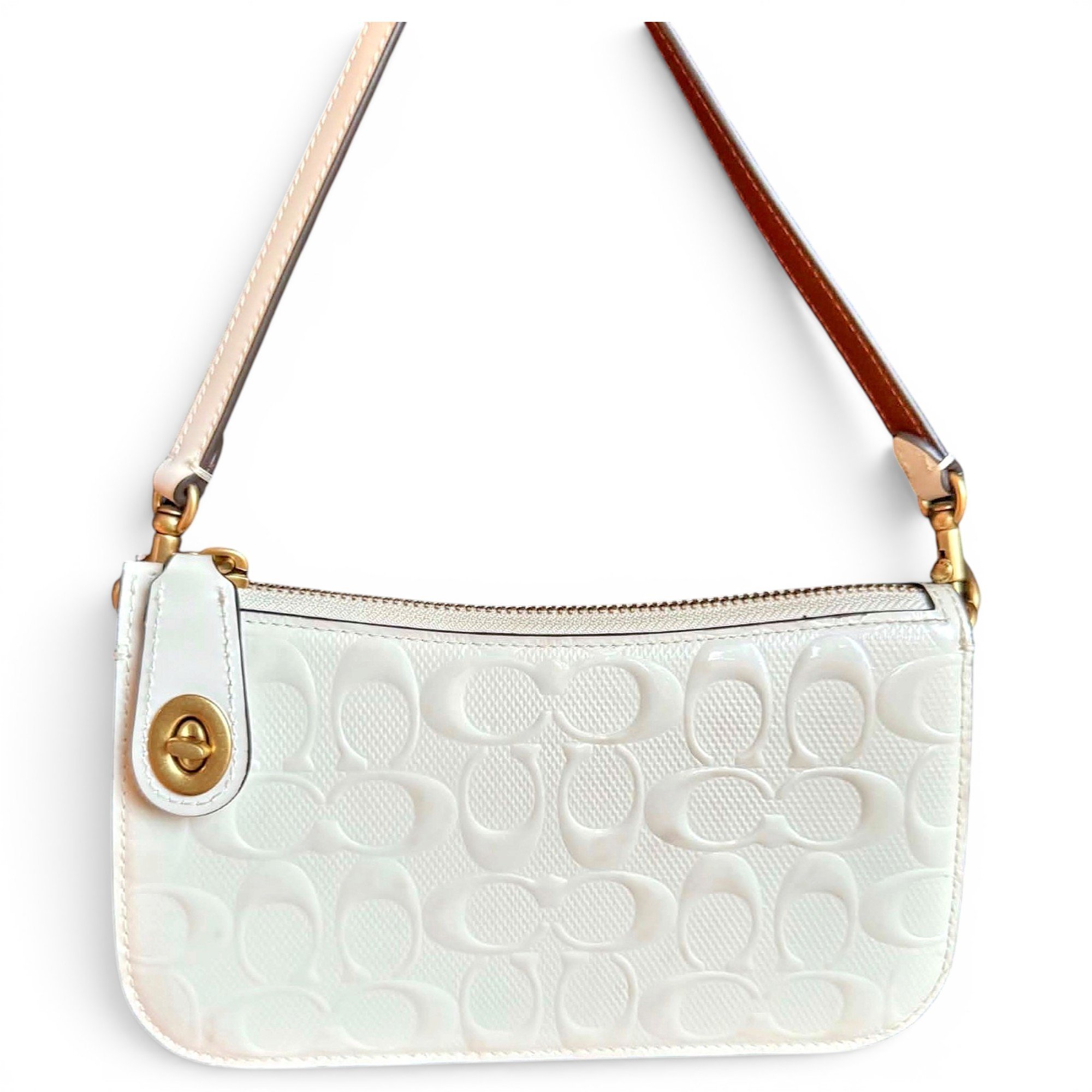 Patent leather handbag
