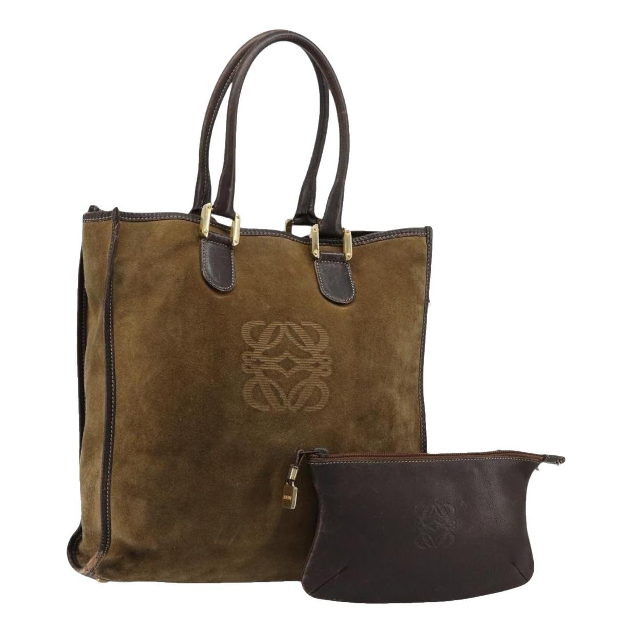 Anagram leather handbag