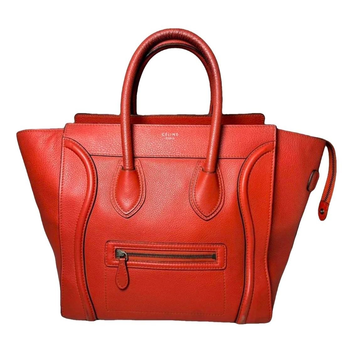 Luggage leather handbag