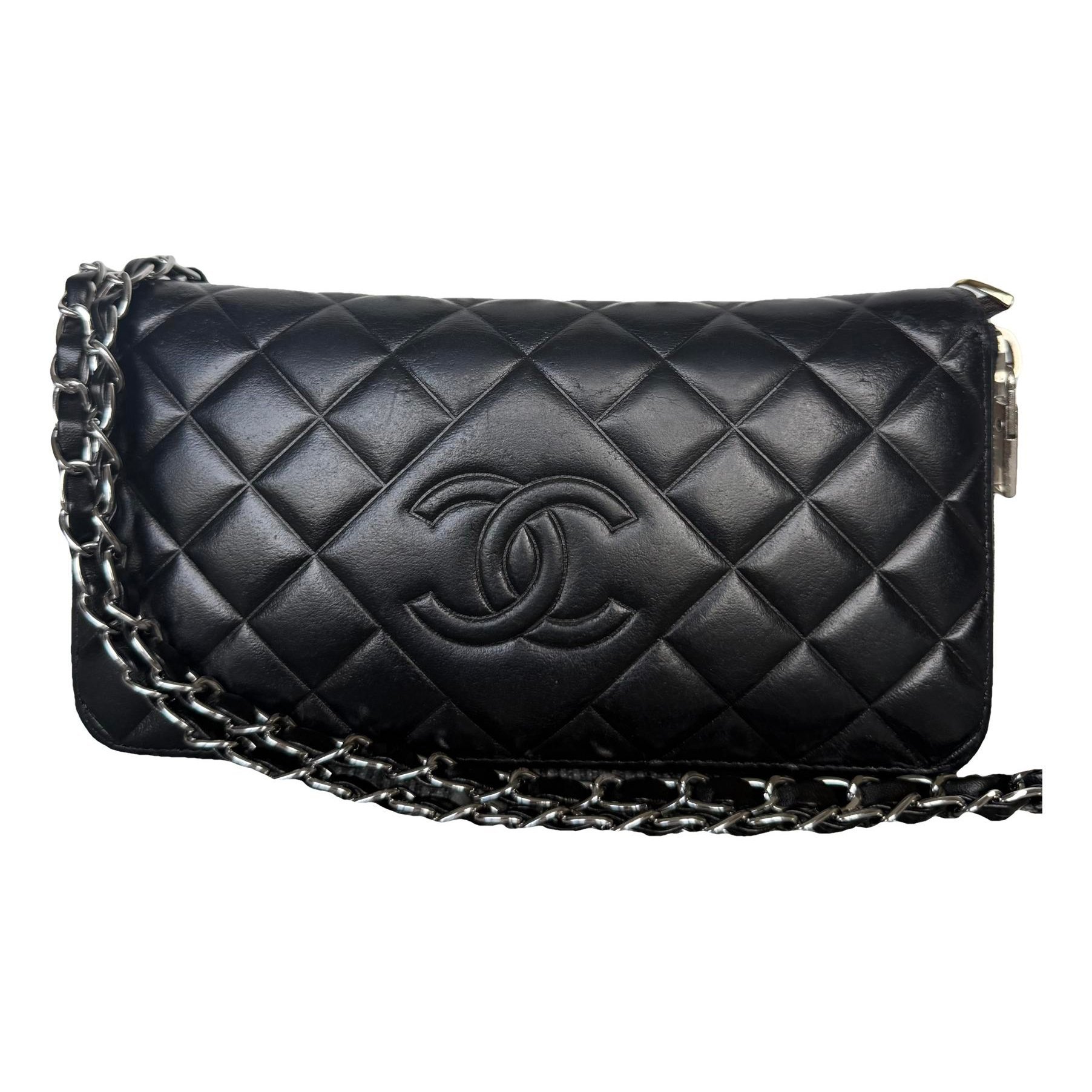 Wallet On Chain Timeless/Classique leather crossbody bag