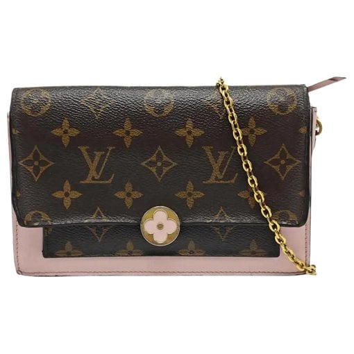 Chaîne Flore leather handbag