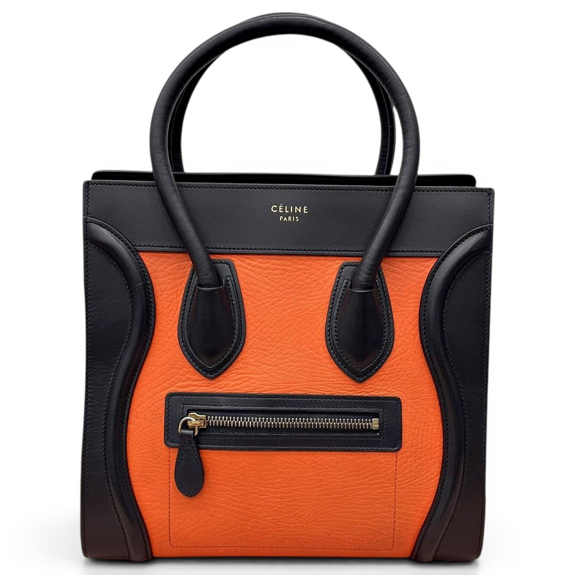 Luggage leather handbag