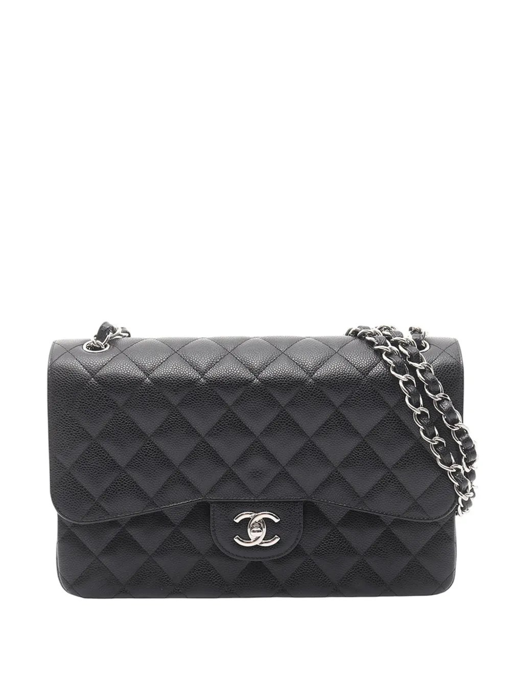 2014-2015 Jumbo Classic Caviar Double Flap shoulder bag