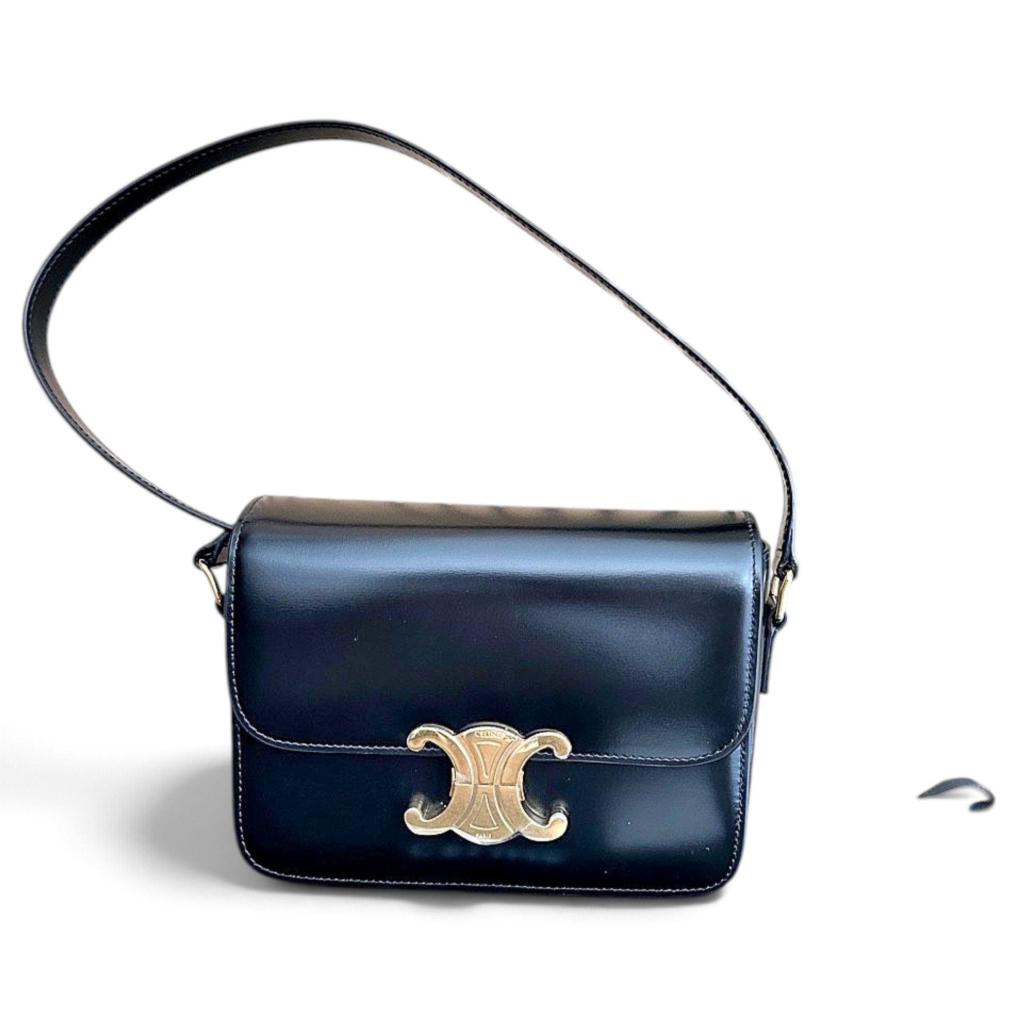 Celine Triomphe leather handbag