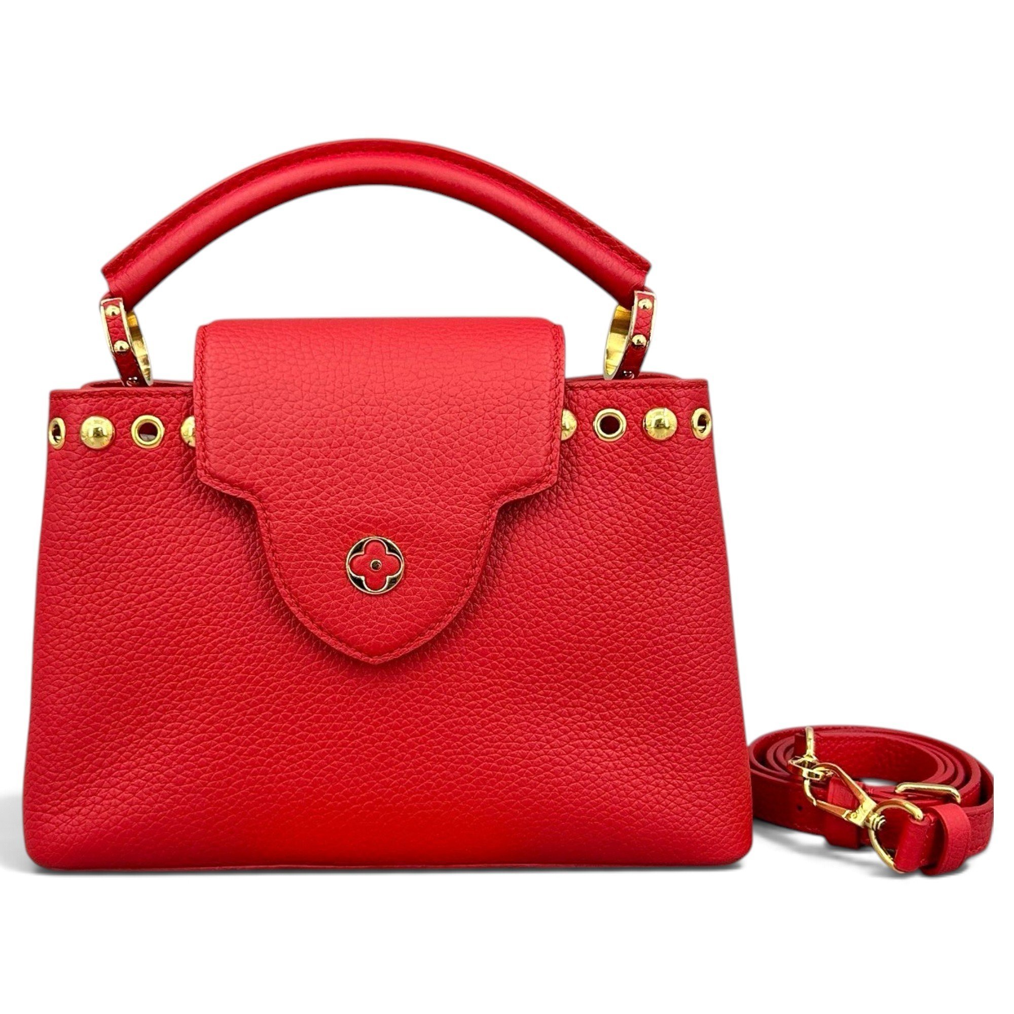 Capucines leather handbag