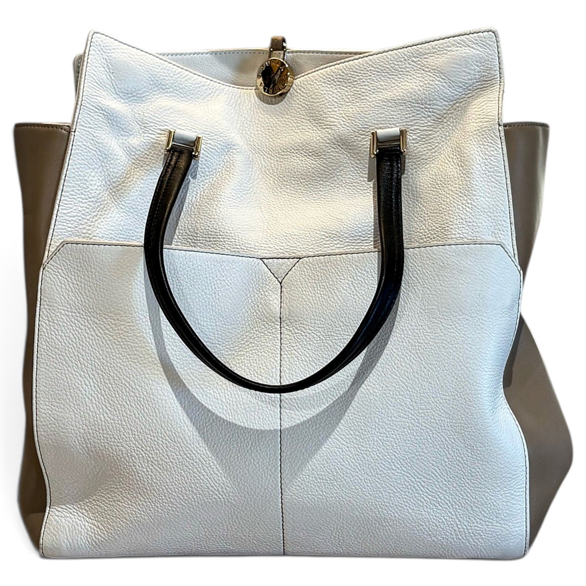 Leather tote