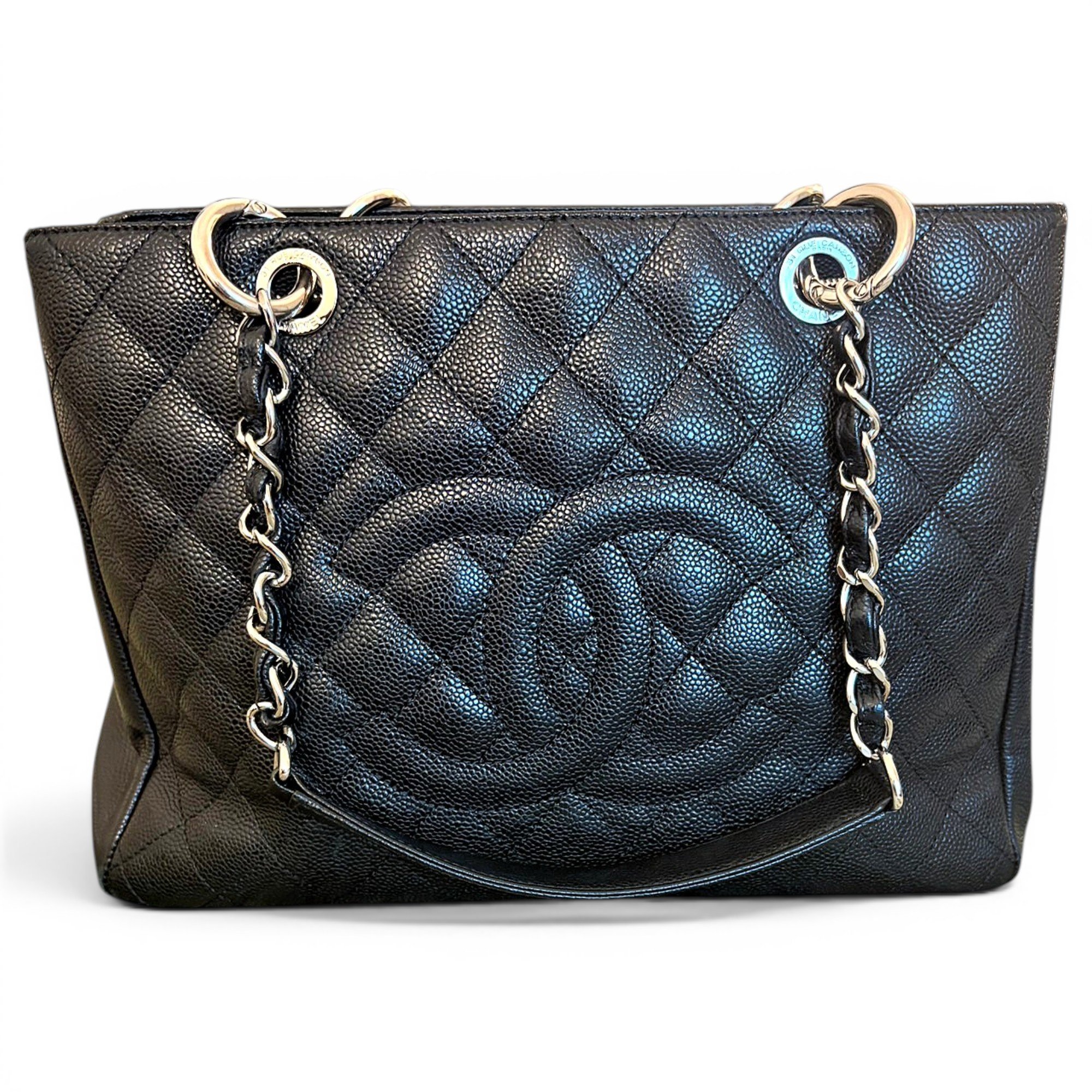 Grand shopping leather tote