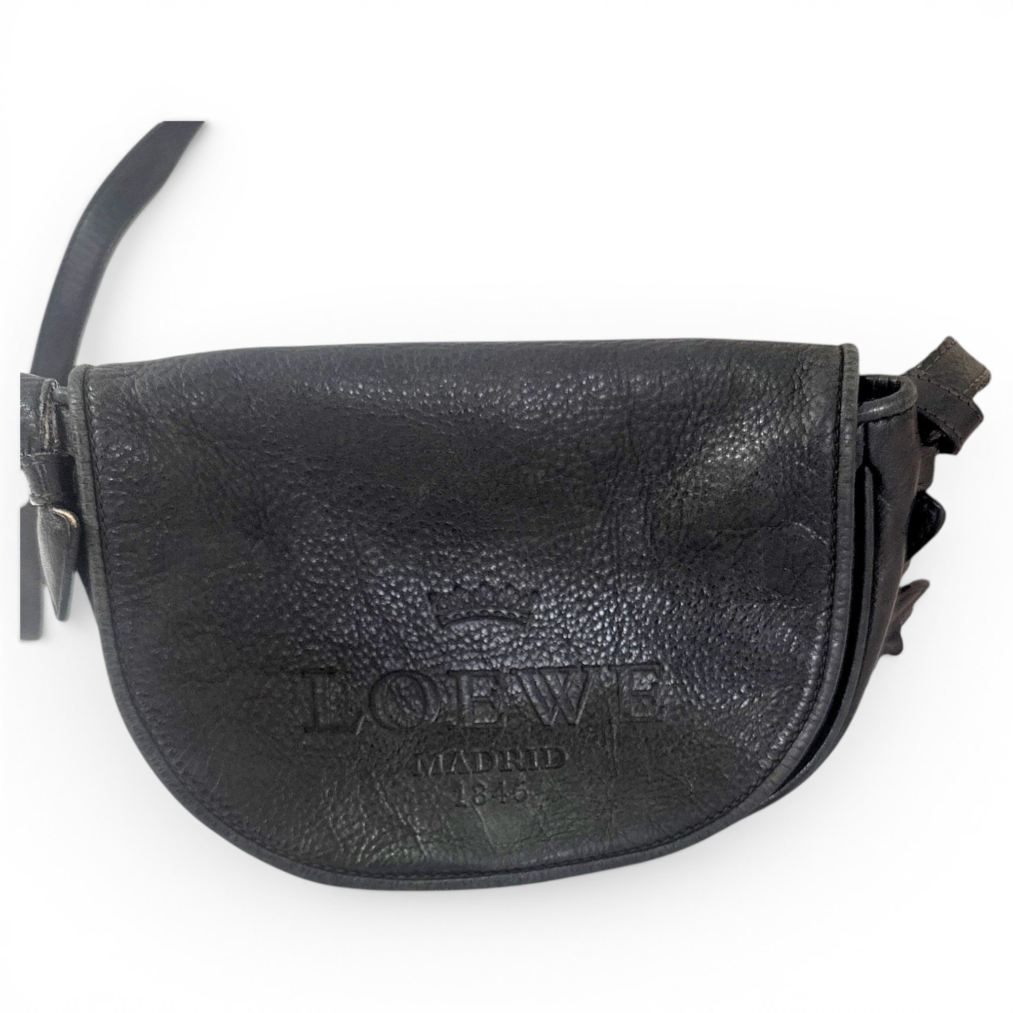 Leather crossbody bag