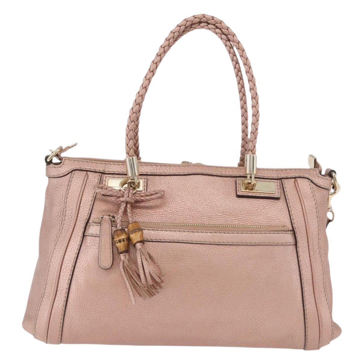 Leather tote