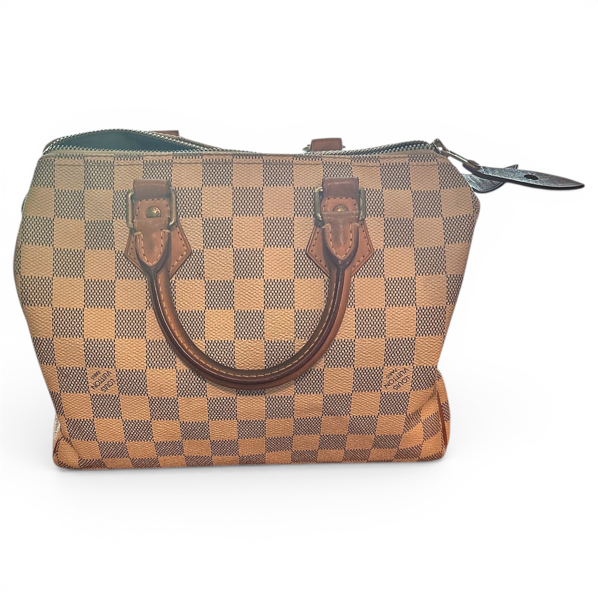 Speedy leather handbag