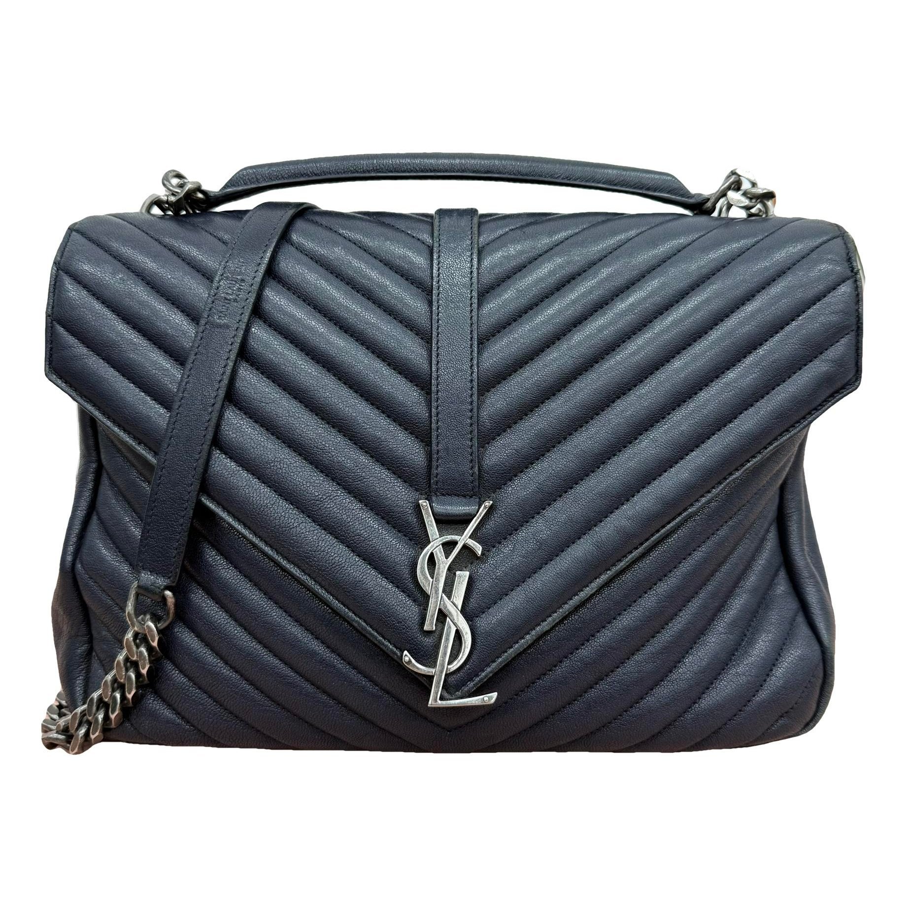 Collége monogramme leather handbag