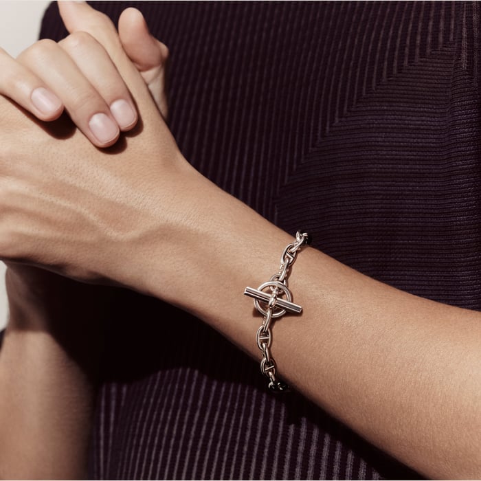 Sans Coloris Chaine d'Ancre Bracelet, Small Model