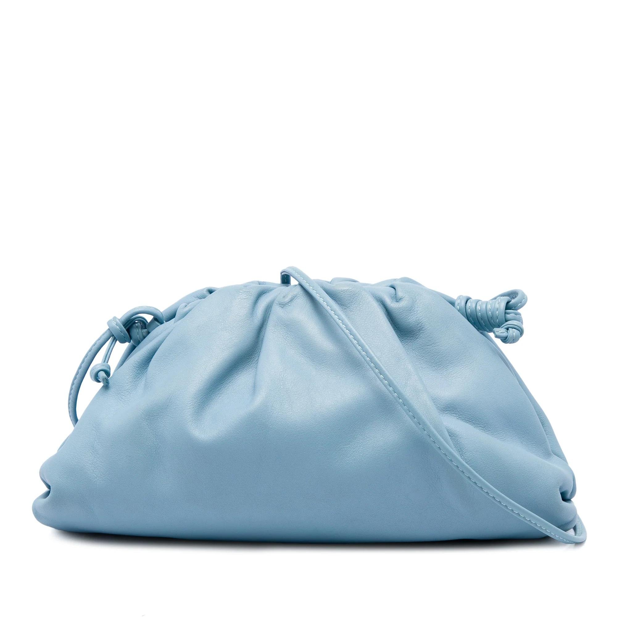 Pouch leather handbag