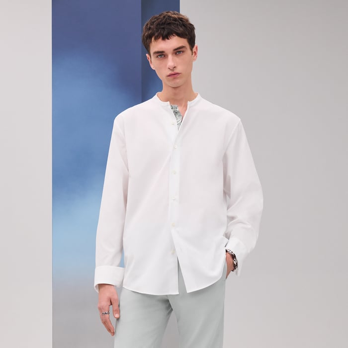 Blanc Coup Double Straight Cut Shirt