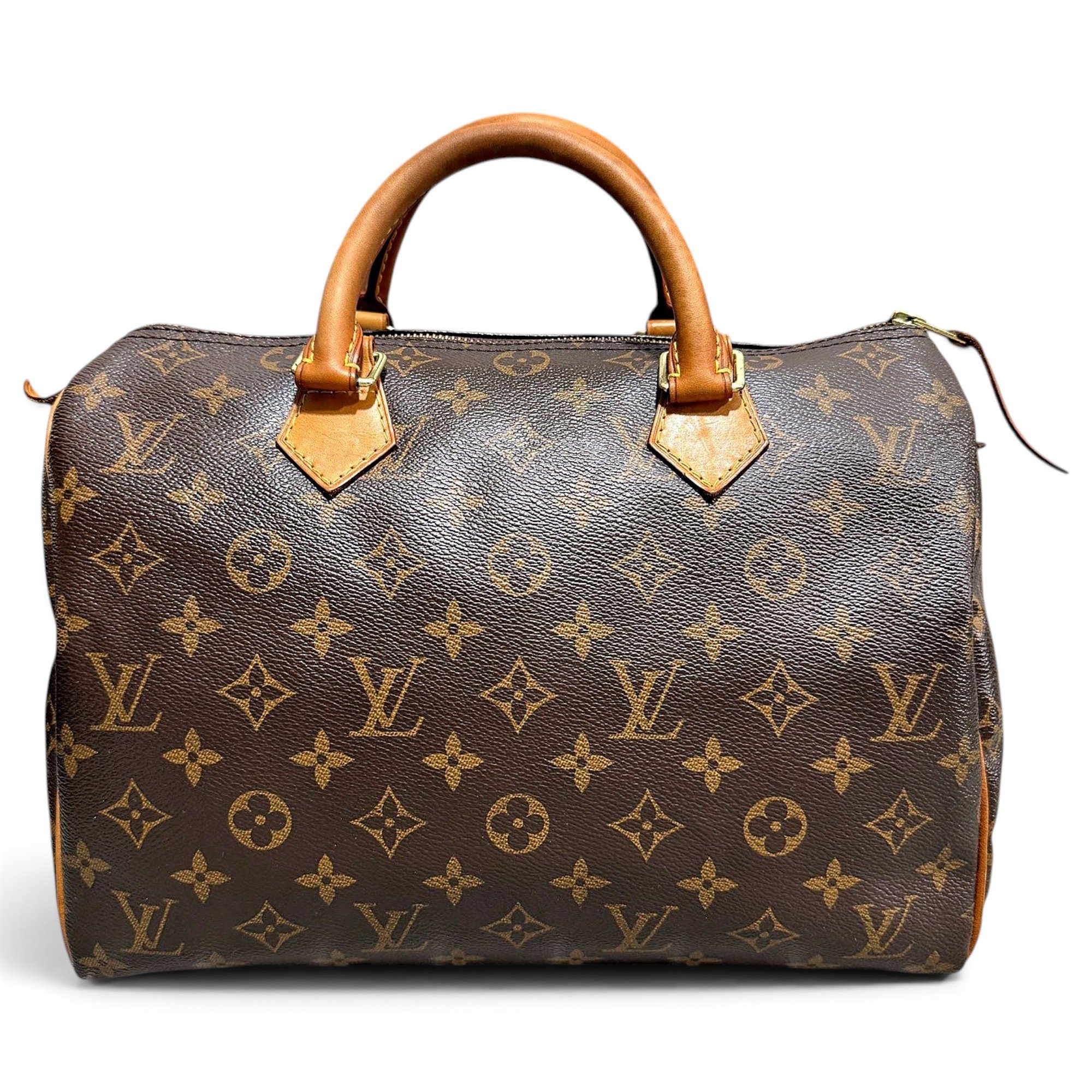 Speedy leather handbag