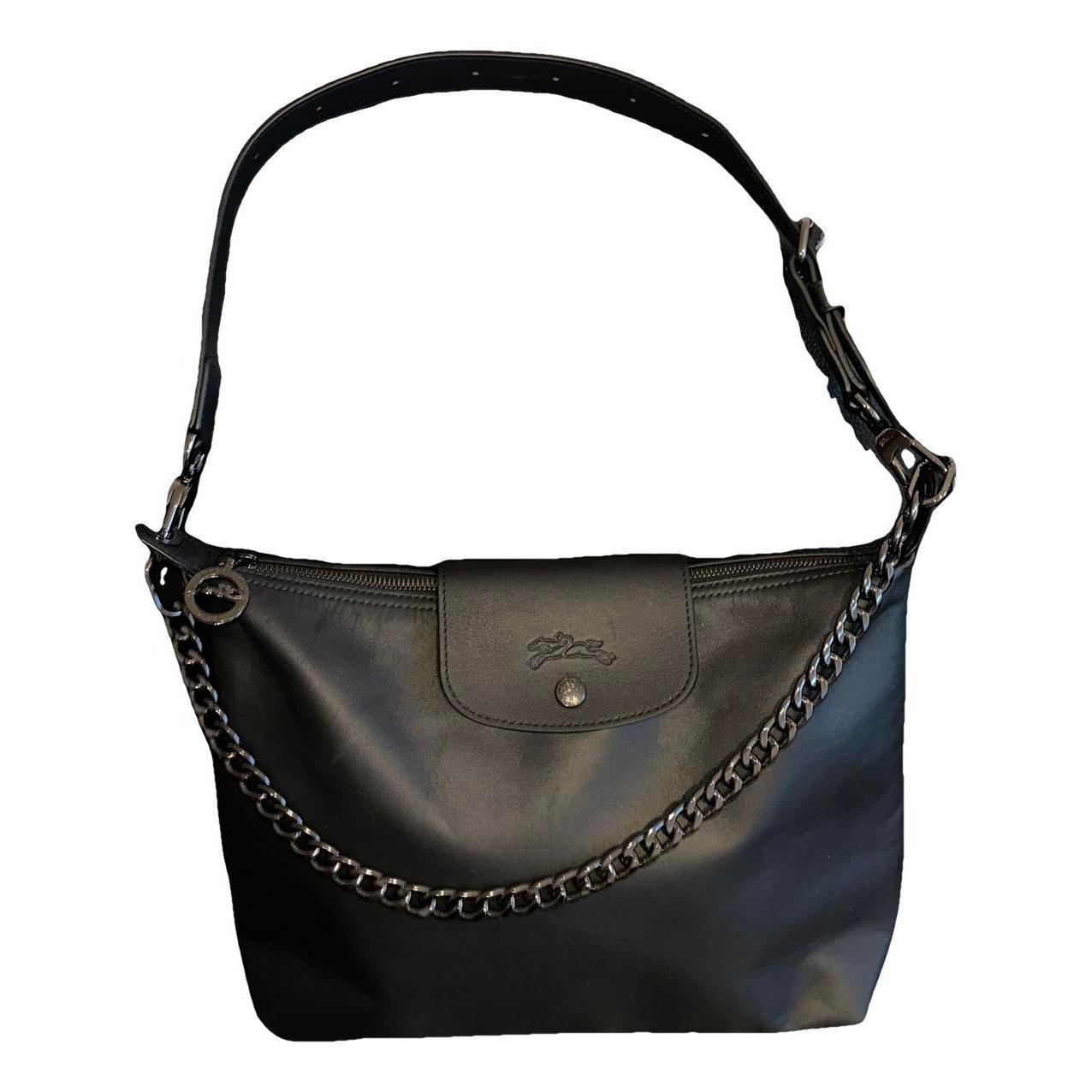 Longchamp Pliage leather handbag