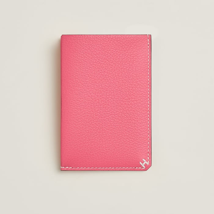 Rose Azalée H Sellier Card Holder