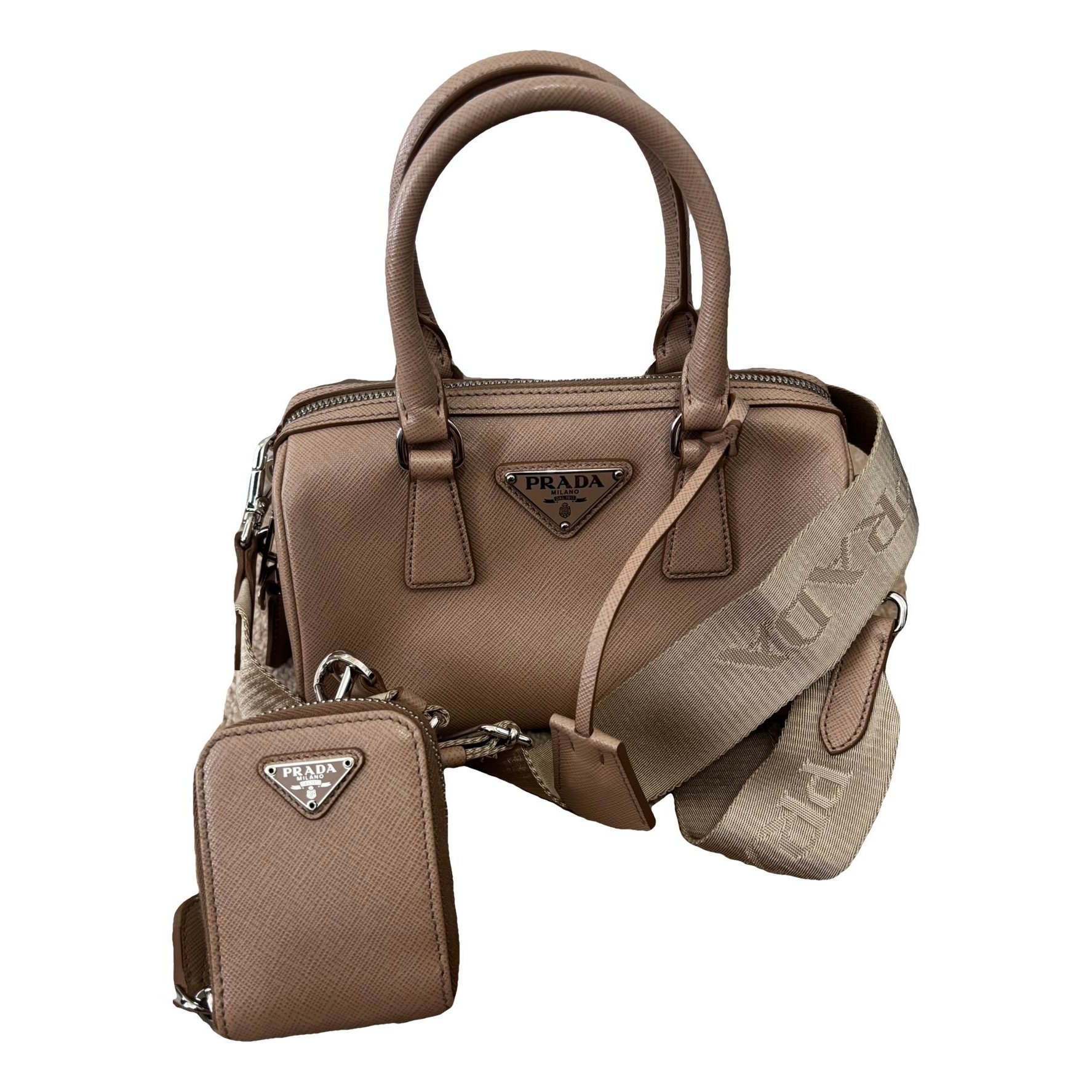 Leather crossbody bag