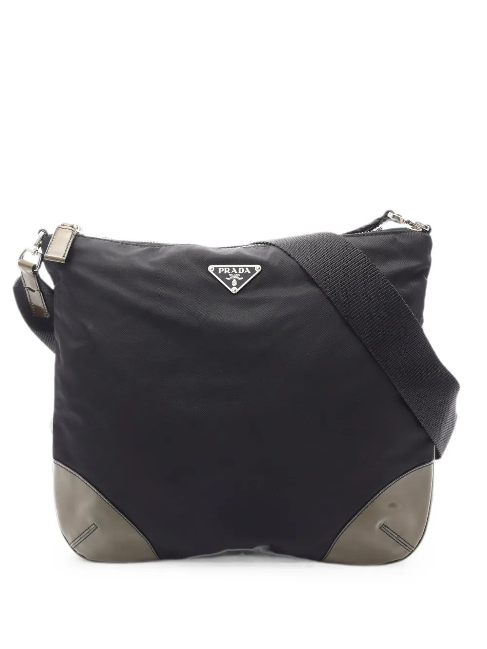 2000s Tessuto patent-leather shoulder bag