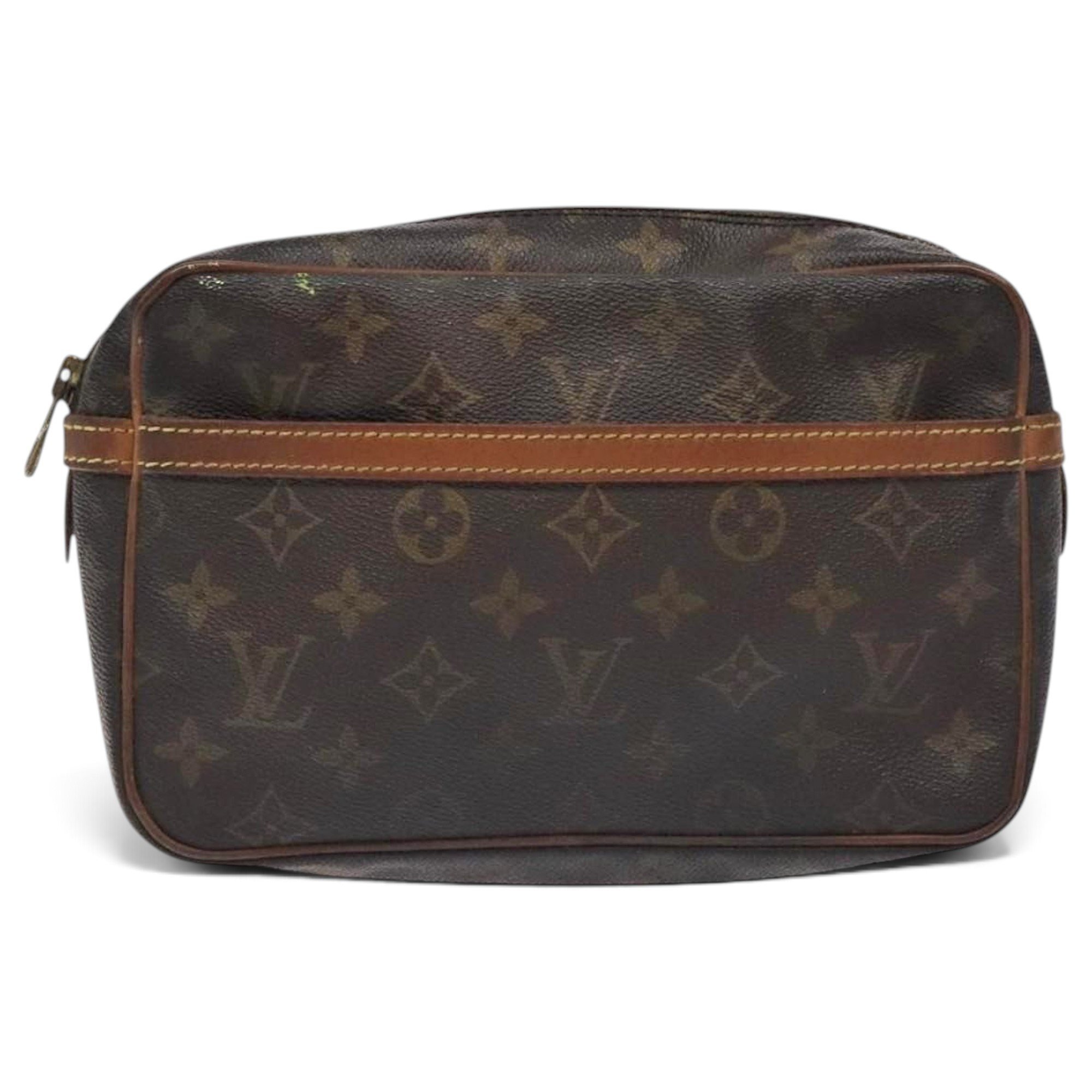 Leather clutch bag