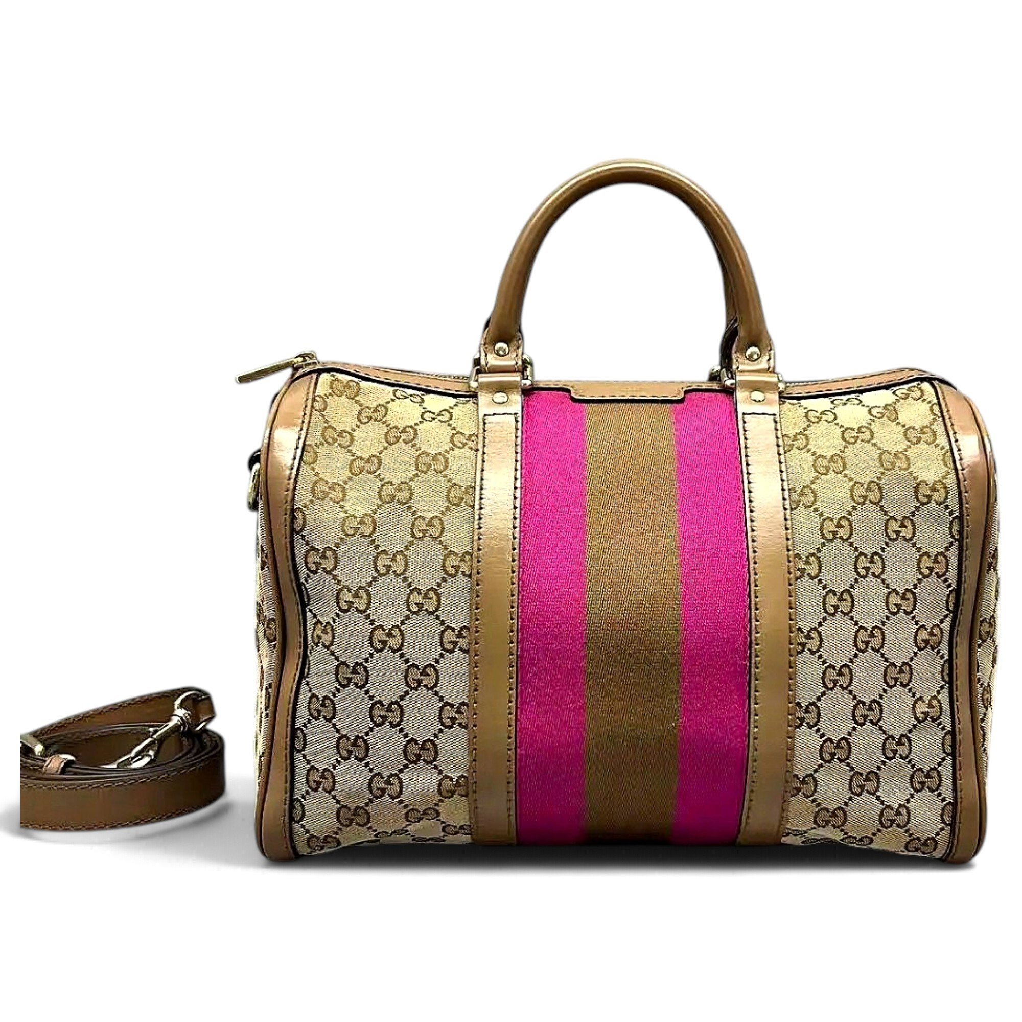 Ophidia Boston leather crossbody bag
