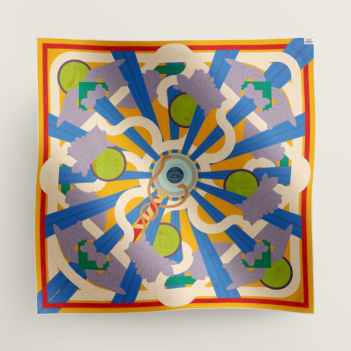 a La Lumiere Du Flambeau Double Face Scarf 90