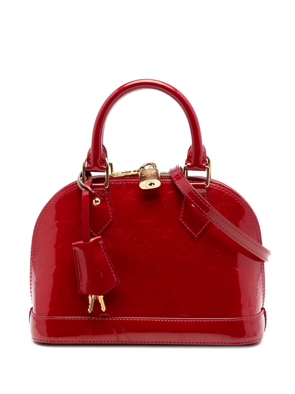 Louis Vuitton 2013 Monogram Vernis Alma BB satchel